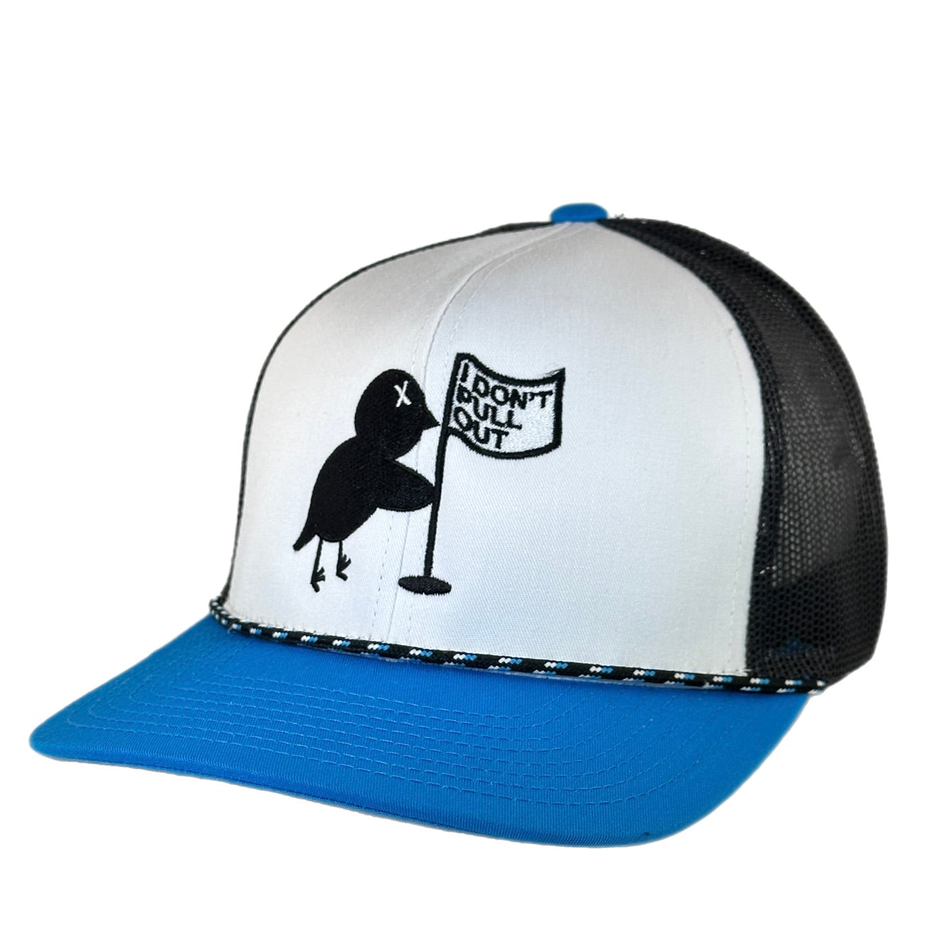 I Don't Pull Out Trucker Rope Hat