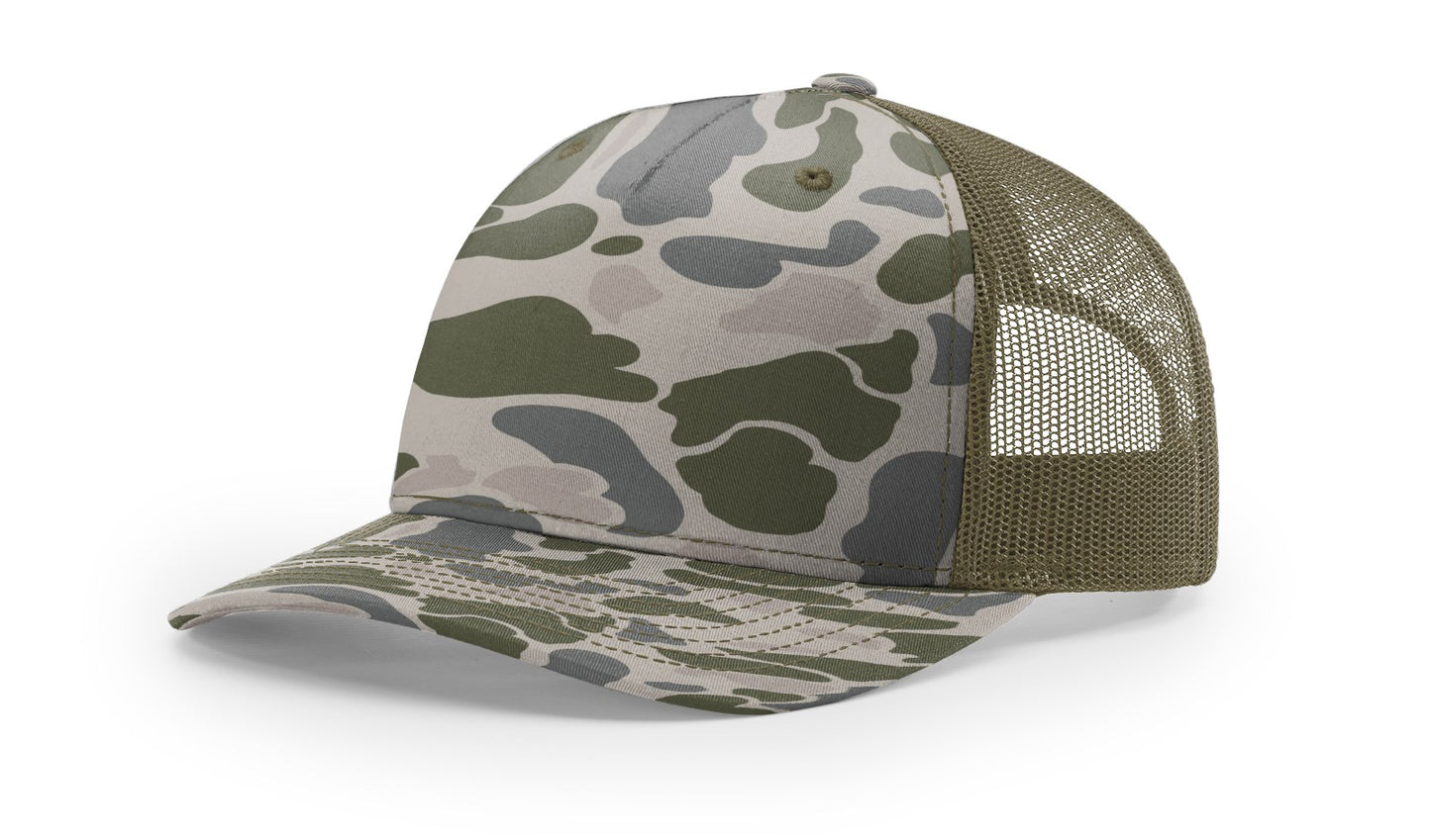 112PFP | PRINTED FIVE PANEL TRUCKER