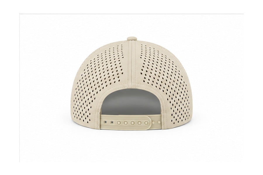 Old Fashion Perforated Performance Hat Khaki