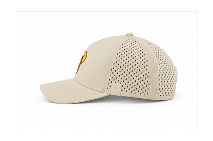 Old Fashion Perforated Performance Hat Khaki