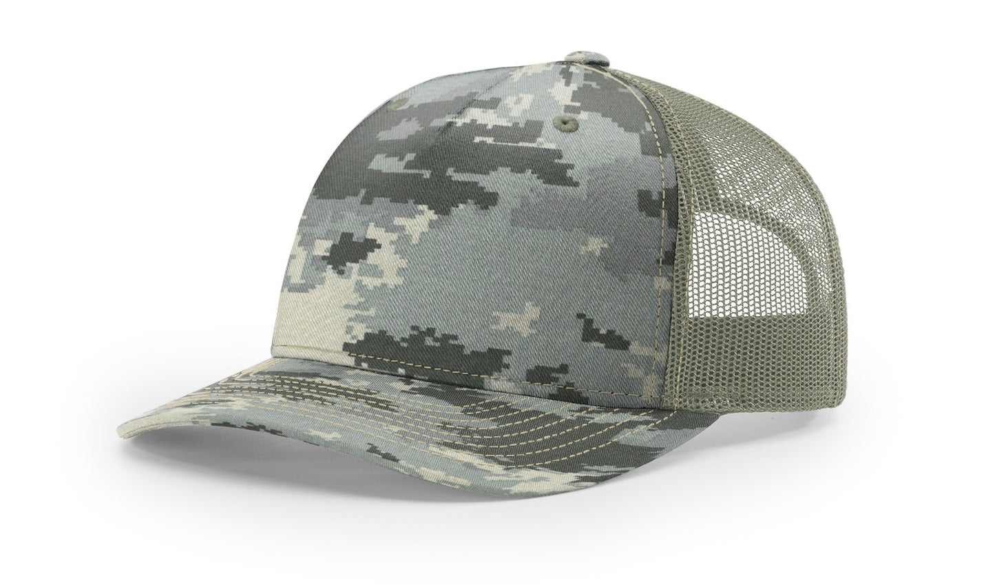 112PFP | PRINTED FIVE PANEL TRUCKER