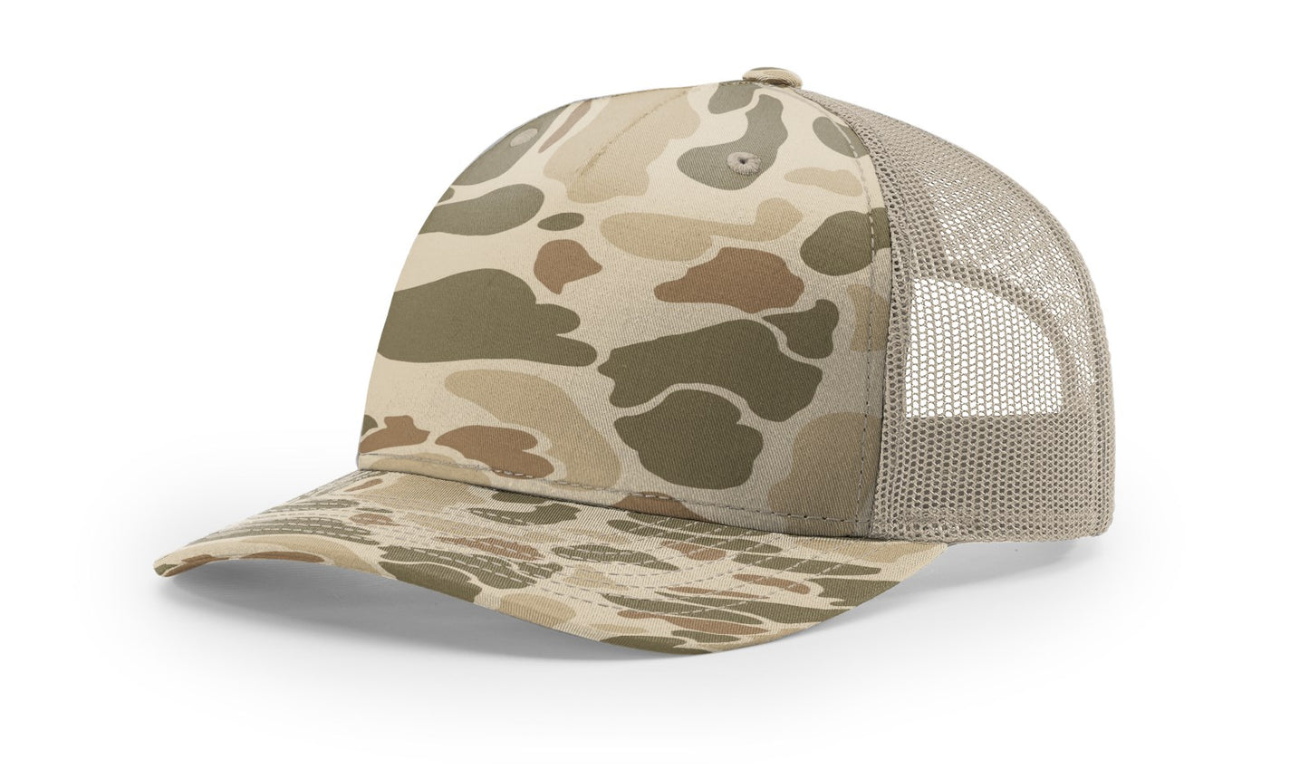 112PFP | PRINTED FIVE PANEL TRUCKER