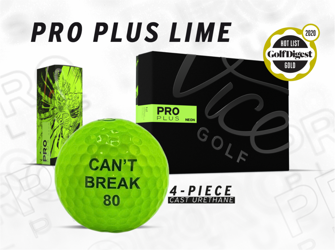 Can't Break 80 - Vice Pro Plus Lime