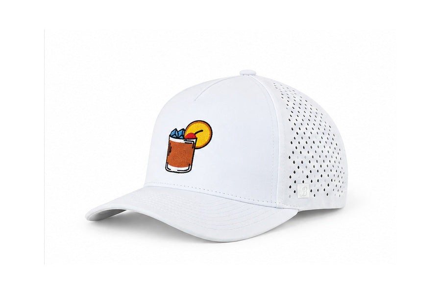 Old Fashion Perforated Performance Hat Khaki